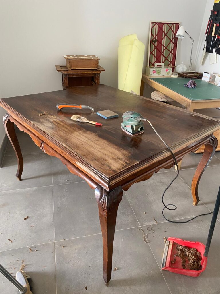 Mesa en proceso