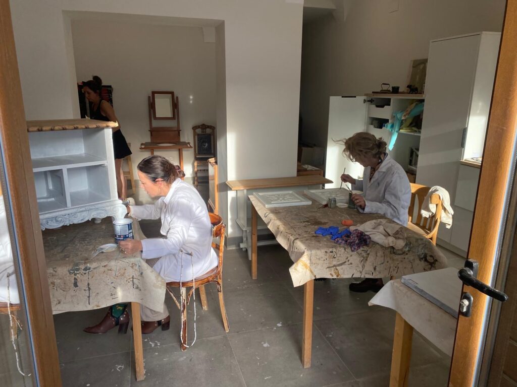 Taller en pleno proceso